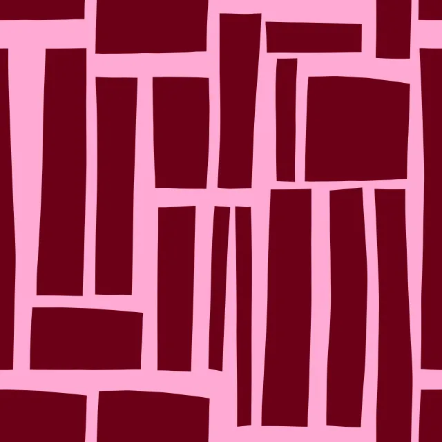 Bettwäsche Kirschrot Color Blocks