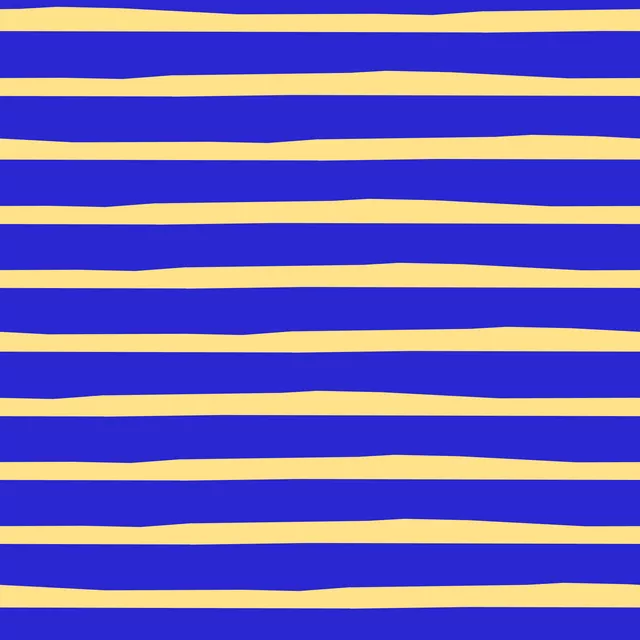 Bold stripes blue yellow