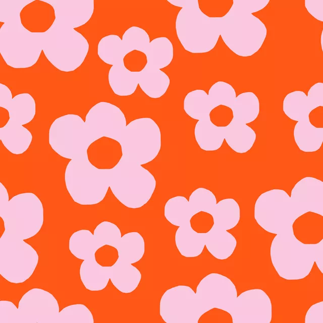 Big blooming red pink