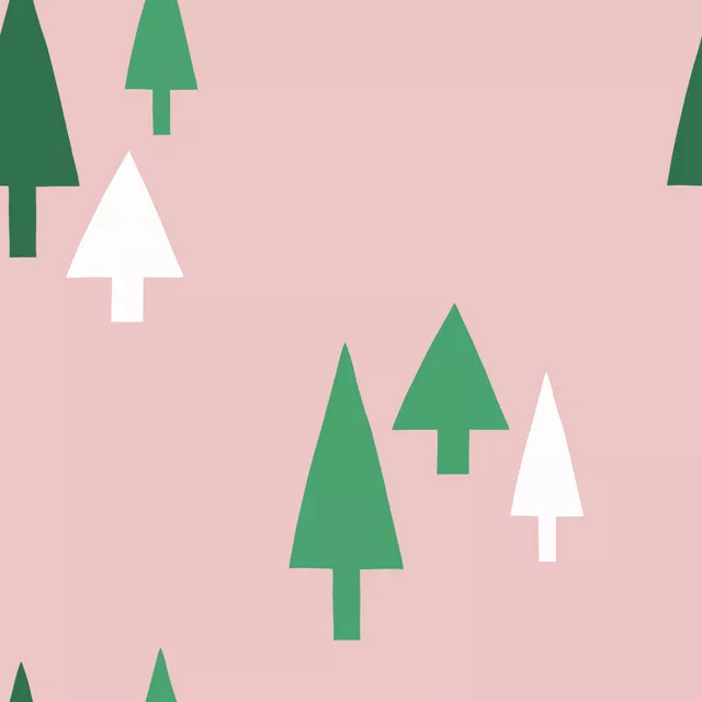 Bodenkissen Winter Wonderland Pink