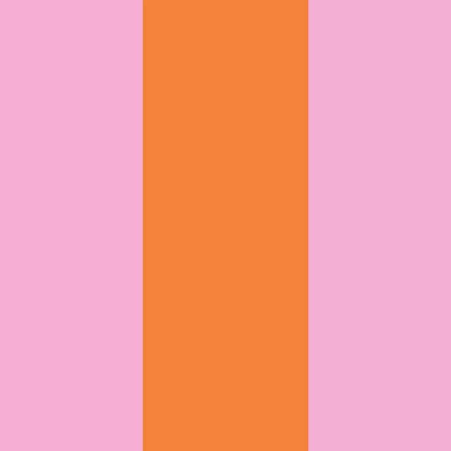 Tischset Große Streifen rosa&orange