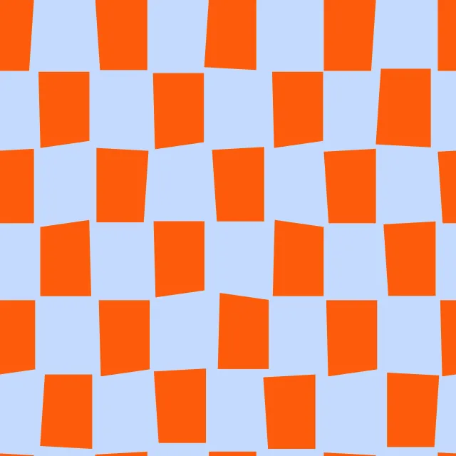 Bettwäsche Sunny Orange Karo