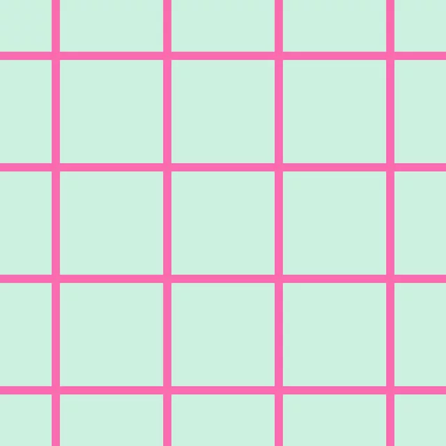 Pink & Mint Grid