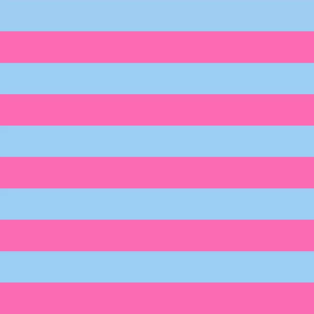 Sitzkissen Horizontale Streifen blau&pink