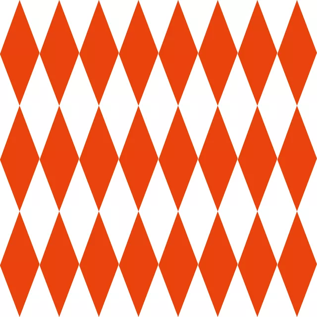 Diamond Pattern red