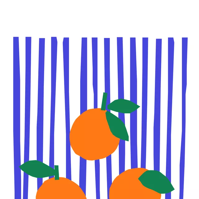 Tischset Orangen Picknick