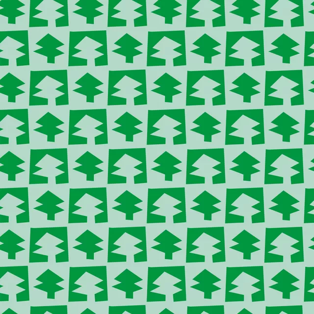 Christmas Tree Checkerboard