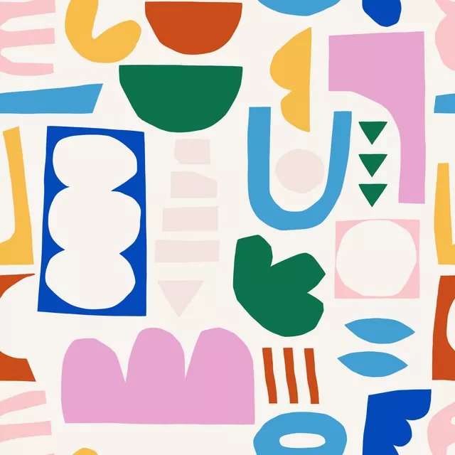 Sitzkissen Joyful Mix Of Shapes