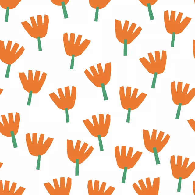 Schnittblumen Orange