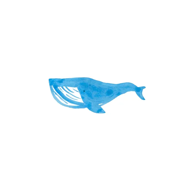 Servietten blauer Wal Sommer