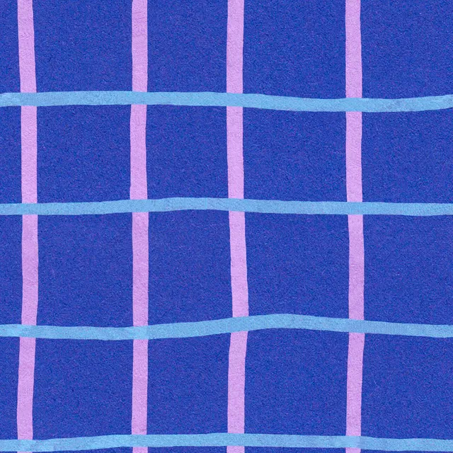 French Karo blau small