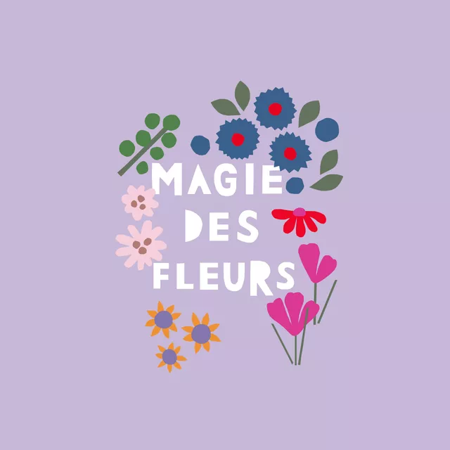 Kissen Magie des Fleurs flieder