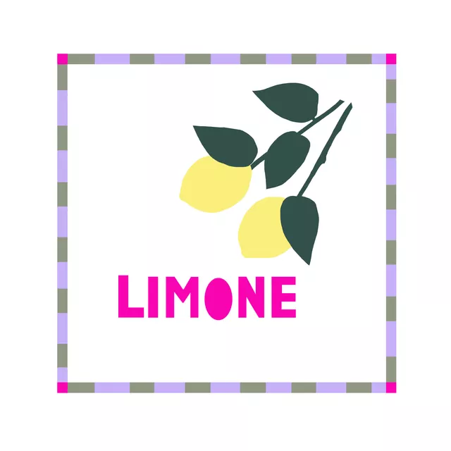 Sitzkissen Limone weiß