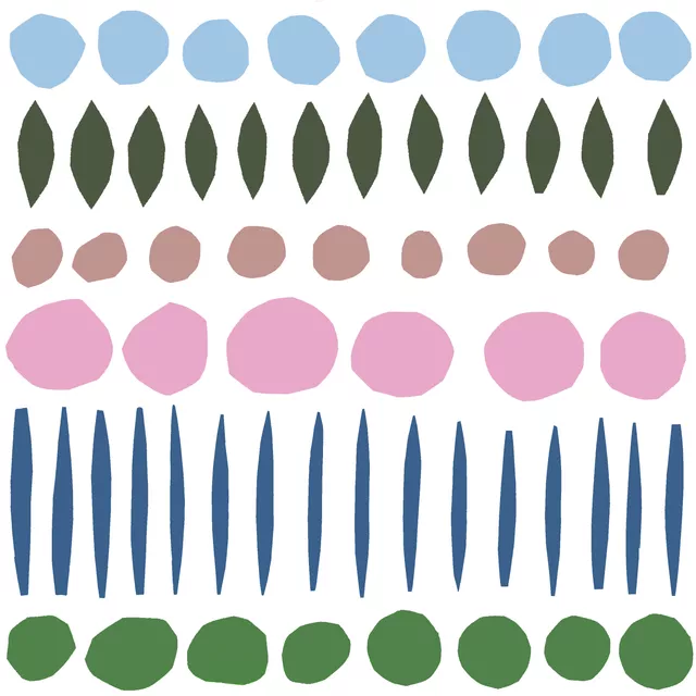 Pattern Springtime weiß