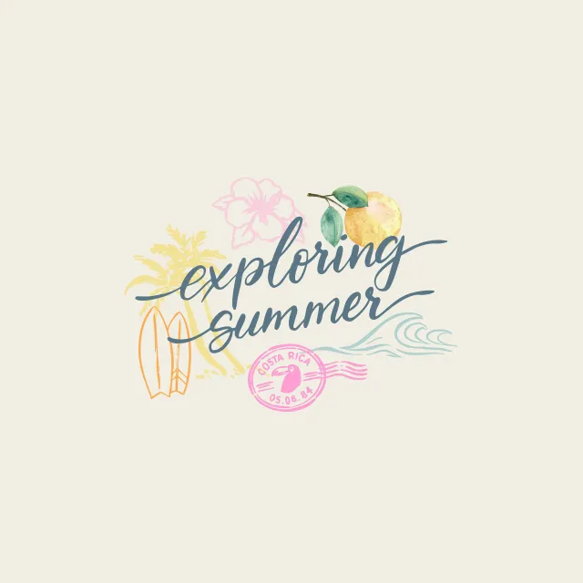 Kissen Exploring Summer