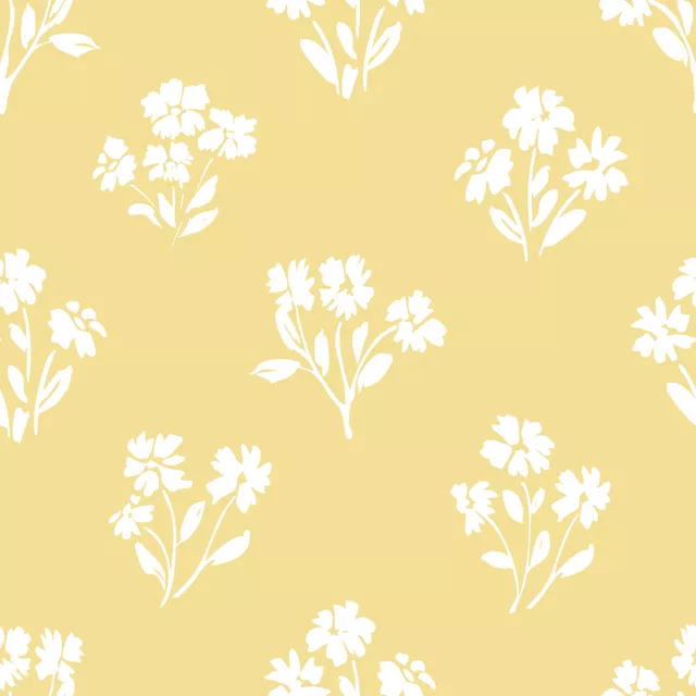 Landhaus Blumen gelb