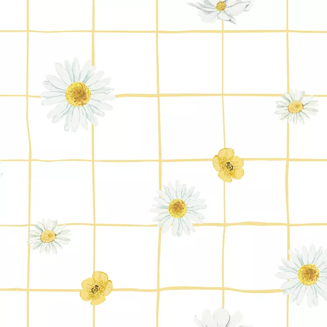 Wiesenblumen kariert