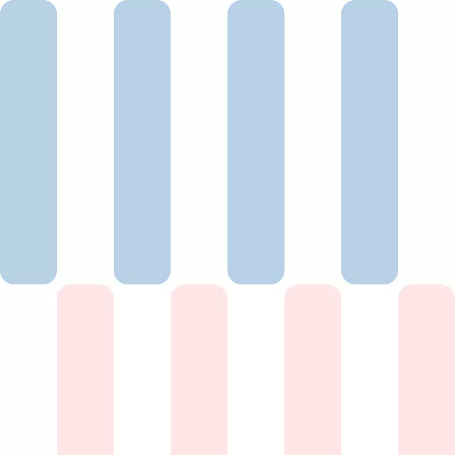 Runde Streifen rosa blau