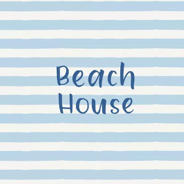 Kissen Beach House gestreift
