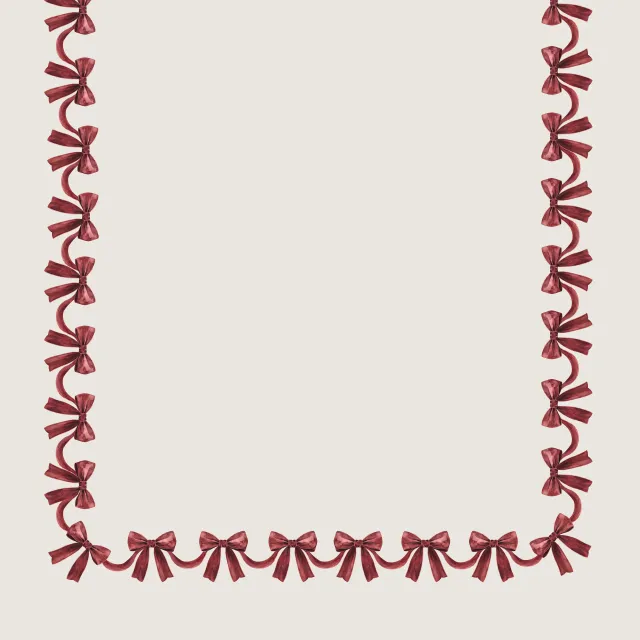 Tischdecke Große Schleife creme beige
