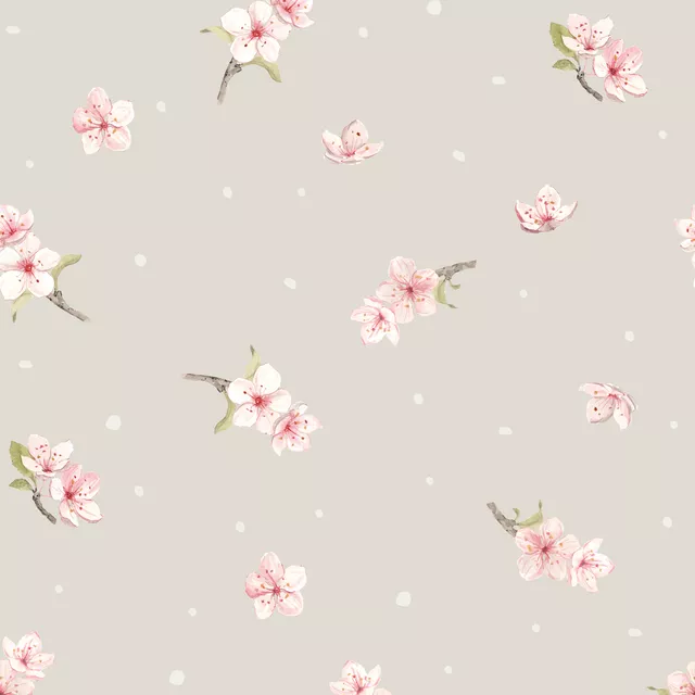 Landhaus Kirschblüte beige