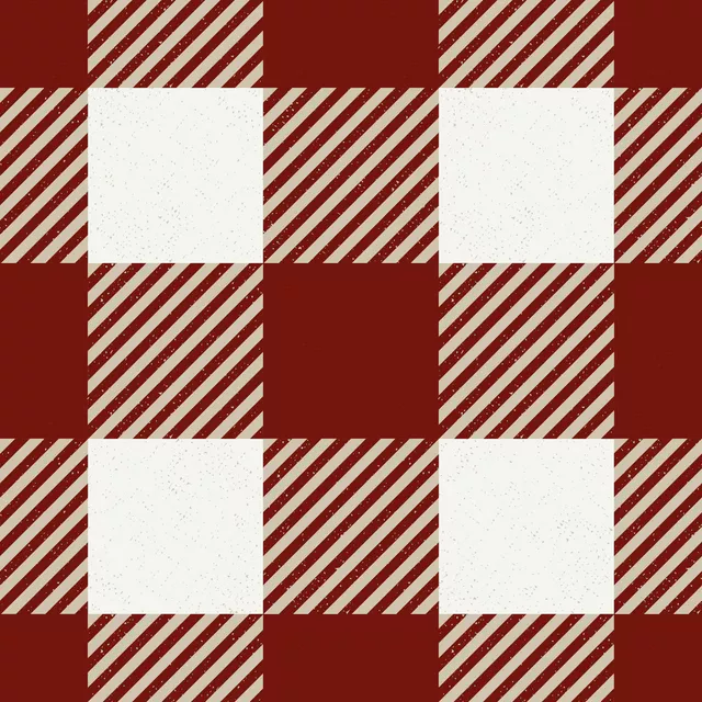 Dekovorhang Christmas Check rot
