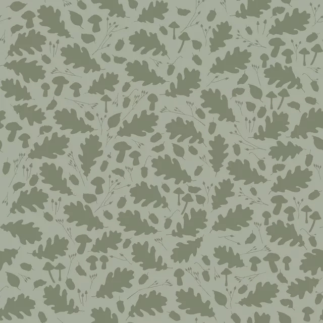 Kissen Herbst allover L green