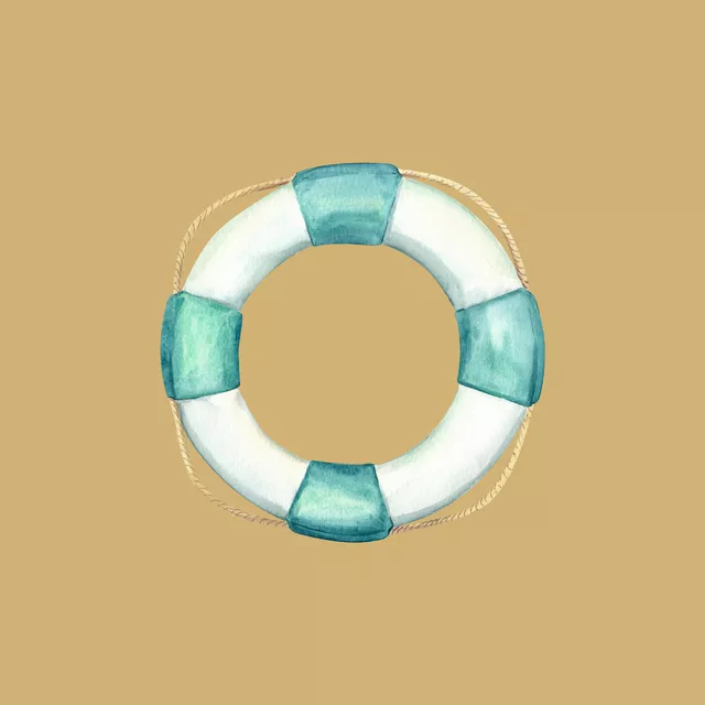 Rettungsring Rattan