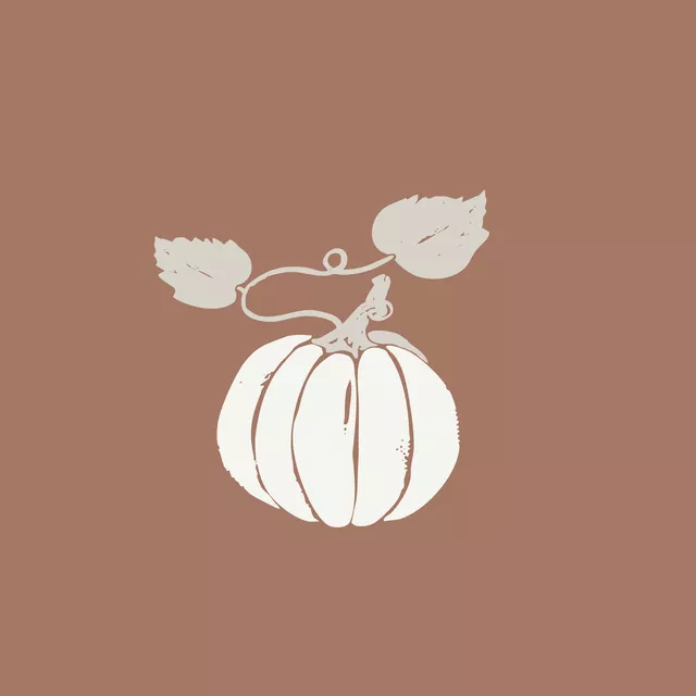 Herbst Kürbis braun