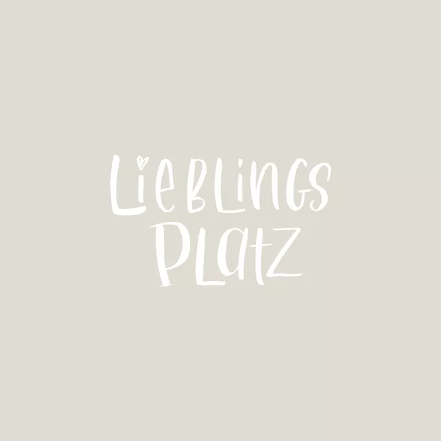 Kissen Lieblingsplatz Sand beige