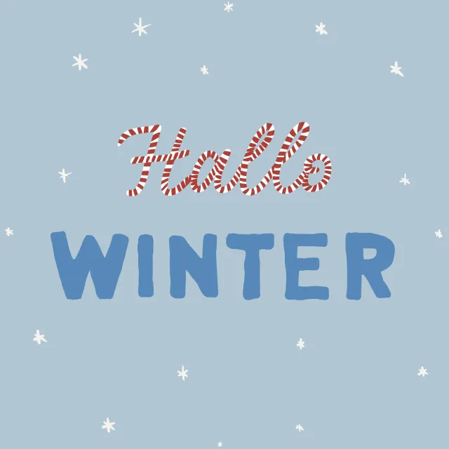 Kissen Hallo Winter