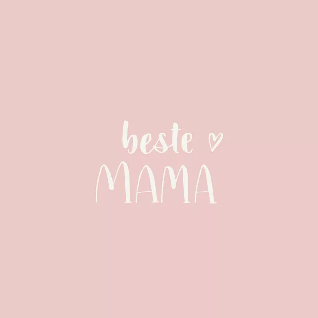 Servietten Beste Mama rosa