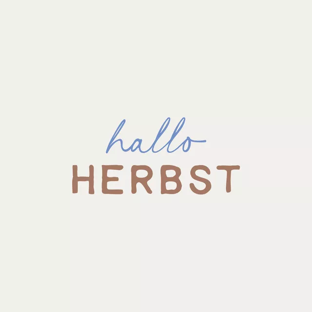 Kissen hallo Herbst