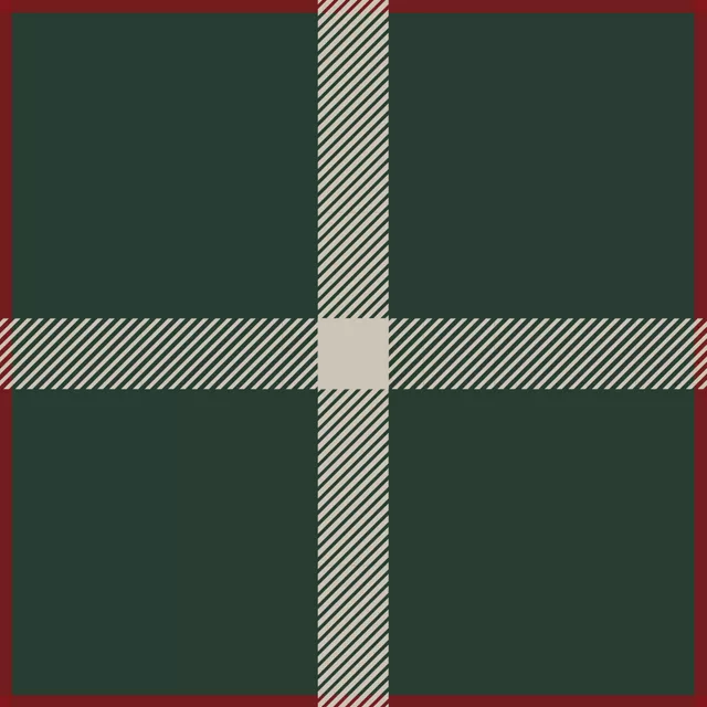 Tattersall Plaid  tannengrün