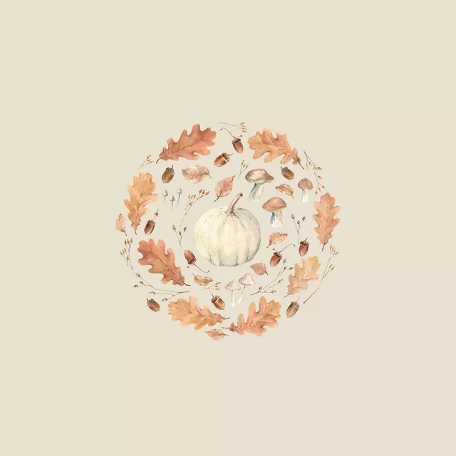 Geschirrtücher Autumn Love beige