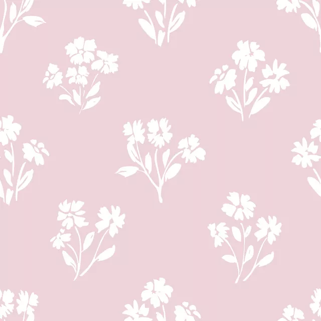 Landhaus Blumen rosa