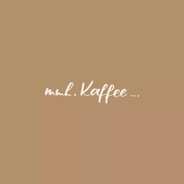 Kissen mmh Kaffee iced coffee braun