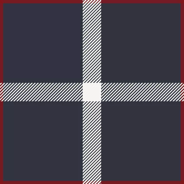 Tischdecke Tattersall Plaid  midnight