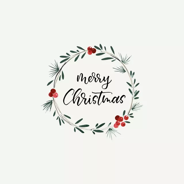 Sitzkissen Kranz Merry Christmas