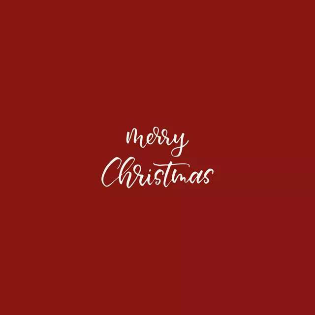 Tischset Merry Christmas weihnachtsrot