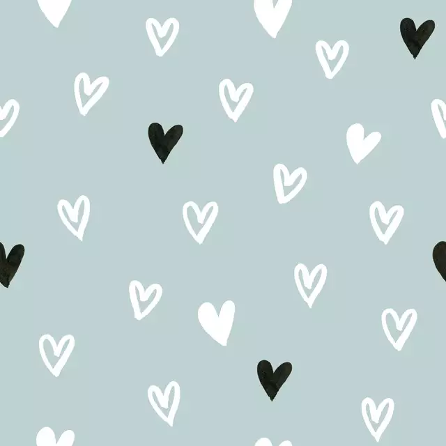 Bettwäsche Herzen Mint