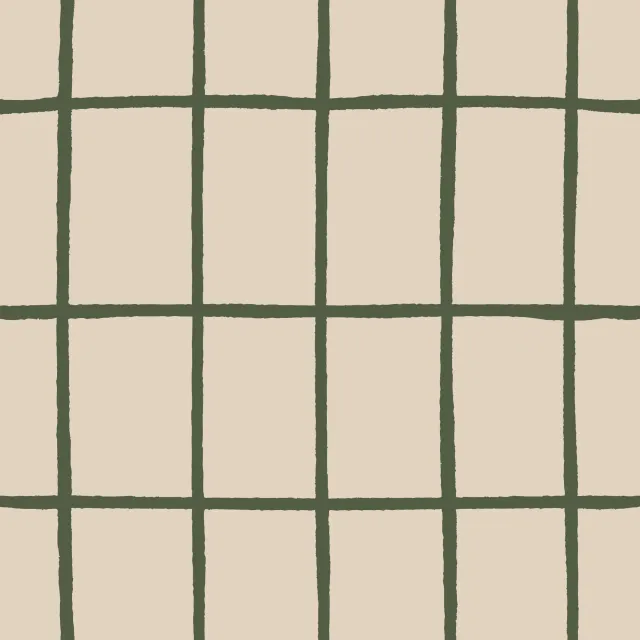 Kissen hohes Herbst Karo beige grün