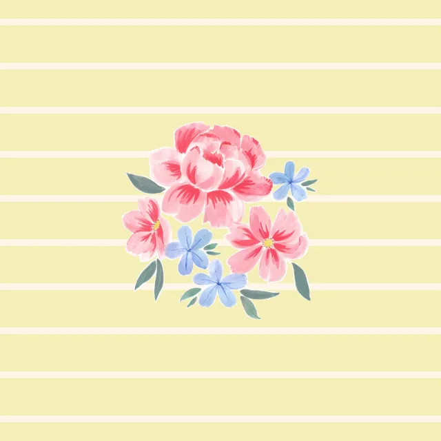 Blumenbouqet gelb