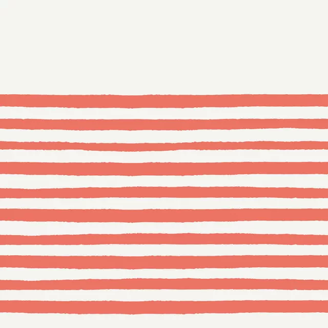 Tischset Beach Stripes coral