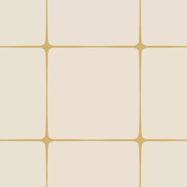 Kissen Kachel Karo honig beige