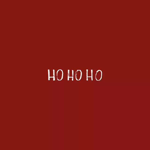 Servietten HoHoHo weihnachtsrot