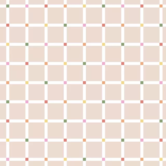 Bankauflage Karomuster beige