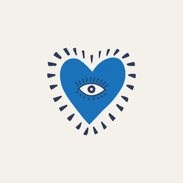 Tischset lucky heart