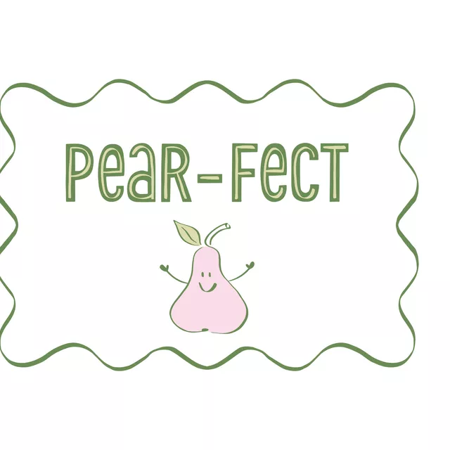 Tischset pear-fect