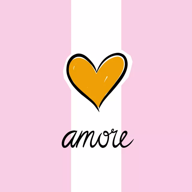Kissen amore - rosa